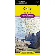 National Geographic Chile : South America: Adventure Travel Map