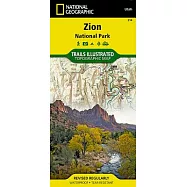 National Geographic Trails Illustrated Topographic Map Zion National Park