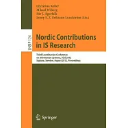 Nordic Contributions in Is Research: Third Scandinavian Conference on Information Systems, Scis 2012, Sigtuna, Sweden, August 17