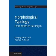 Morphological Typology: From Word to Paradigm