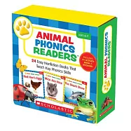Animal Phonics Readers: 24 Easy Nonfiction Books That Teach Key Phonics Skills [With Sticker(s) and Activity Book]