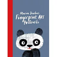 Fingerprint Art Postcards