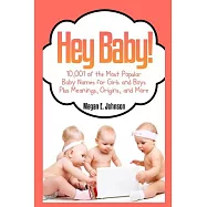 Hey Baby!: 10,001 of the Most Popular Baby Names for Girls and Boys Plus Meanings, Origins, and More