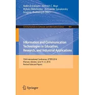 Information and Communication Technologies in Education, Research, and Industrial Applications: 10th International
