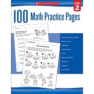 100 Math Practice Pages (Grade 2)