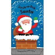 Scrub-a-Dub Santa: Bath Book and Bath Mitt Set