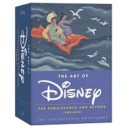 Art of Disney 2015 Postcard Box: The Renaissance and Beyond (1989-2014)迪士尼經典動畫明信片1989 ~2014年(100張不重複)