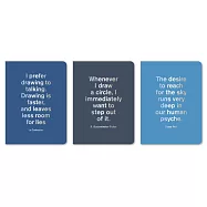 The Architect Says Notebooks: Three Notebook Set