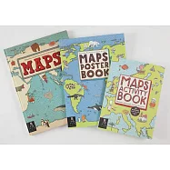 Maps創意遊戲海報套書(三冊合售)