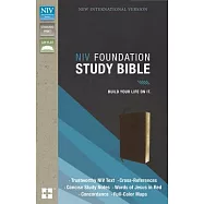 NIV Foundation Study Bible: New International Version, Earth Brown Matte, Foundation Study
