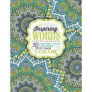Inspiring Words Coloring Book: 30 Verses from the Bible You Can Color