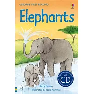 Elephants (with CD) (Usborne English Learners’ Editions: Intermediate)