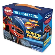 旋風戰車隊自然發音套書Monster Phonics (Blaze and the Monster Machines) (3-7歲適讀，12本Step into Reading)