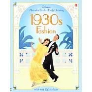 Historical Sticker Dolly Dressing 1930s Fashion
