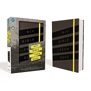NIV, Bible for Teen Guys, Leathersoft, Charcoal, Elastic Closure: Building Faith, Wisdom and Strength
