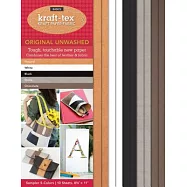 Kraft-Tex 5-color Sampler Pack, 10 Sheets, 8 1/2inches X 11 Inches: Kraft Paper Fabric