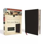 NIV, Cultural Backgrounds Study Bible, Bonded Leather, Black: Bringing to Life the Ancient World of Scripture