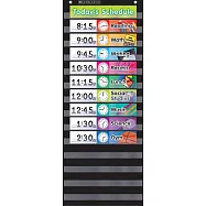 Daily Schedule - Black Pocket Chart