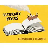 Literary Notes: 20 Notecards & Envelopes