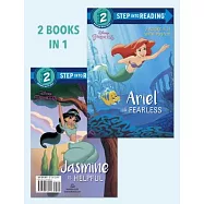 迪士尼公主故事二合一讀本 (4-7歲適讀)Ariel Is Fearless/Jasmine Is Helpful (Disney Princess) (Step into Reading)