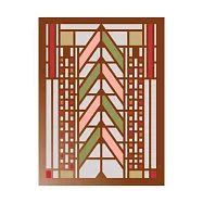Frank Lloyd Wright Tree of Life Large Embellished Notecards