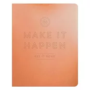 Make It Happen Copper 13 Month Undated Planner