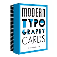 Modern Typography Notecards