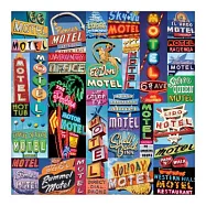 Vintage Motel Signs: 500 Piece Puzzle