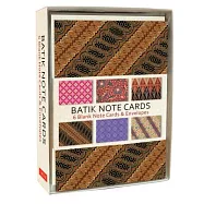 Batik Note Cards: 6 Blank Note Cards & Envelopes