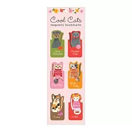 Cool Cats Magnetic Bookmarks