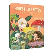 法國藝術家Nathalie L&eacute;t&eacute;森林動物萬用卡(20張) Forest Life Notes: 20 Notecards & Envelopes (Cute Office Supplies, Cute Desk Accessories