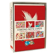 Kimono Note Cards: 6 Blank Note Cards & Envelopes