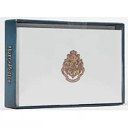 哈利波特：霍格華茲校徽卡片+信封 10 入組 Harry Potter - Hogwarts Foil Note Cards