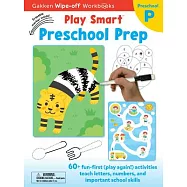 Play Smart Preschool Prep: Wipe-Off Workbook with Erasable Marker