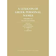 A Lexicon of Greek Personal Names: Volume V.C: Inland Asia Minor