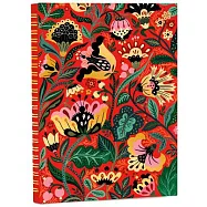 High Note Dinara&rsquo;s Vibrant Floral Personal Planning Non-dated Notebook Organizer Planner Journal