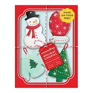 Holiday Cookies Shaped Portfolio Notecards