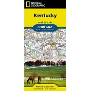 National Geographic Kentucky Guide Map: Road Map & Guide