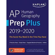 Kaplan AP Human Geography Prep Plus 2019-2020