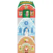 Santa Street Chunky Set: Santa’s Workshop, Snowflake House, Gingerbread House