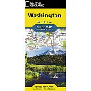 National Geographic Washington: Guide Map, Road Map & Guide