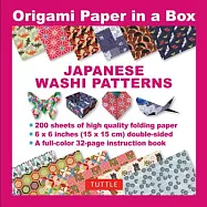 Origami Paper in a Box Japanese Washi Patterns