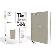 Holy Bible: The Jesus Bible, New International Version, Gray Linen, Comfort Print