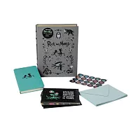 Rick and Morty Deluxe Note Card Set With Keepsake Book Box