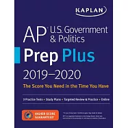 Kaplan AP U.S. Government & Politics Prep Plus 2019-2020