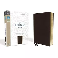 NIV, Heritage Bible, Deluxe Single-Column, Imitation Leather, Brown, Comfort Print