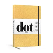 Dot Journal (Gold): A Dotted, Blank Journal for List-Making, Journaling, Goal-Setting: 256 Pages with Elastic Closure and Ribbon Marker