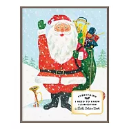 Golden Books Santa Large Embellished Notecards