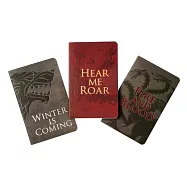 Game of Thrones: Pocket Notebook Collection (Set of 3): House Words