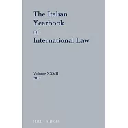 Italian Yearbook of International Law 2017